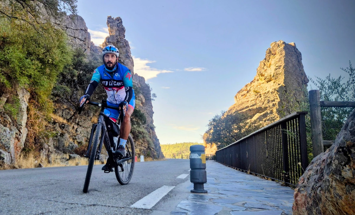 Circulando por el sector del Salto del Gitano en la mañana